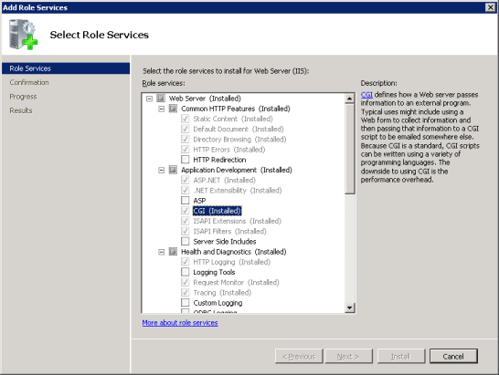 Windows Server 2008  Windows Server 2008 R2 Ǥ FastCGI ݡȤͭ